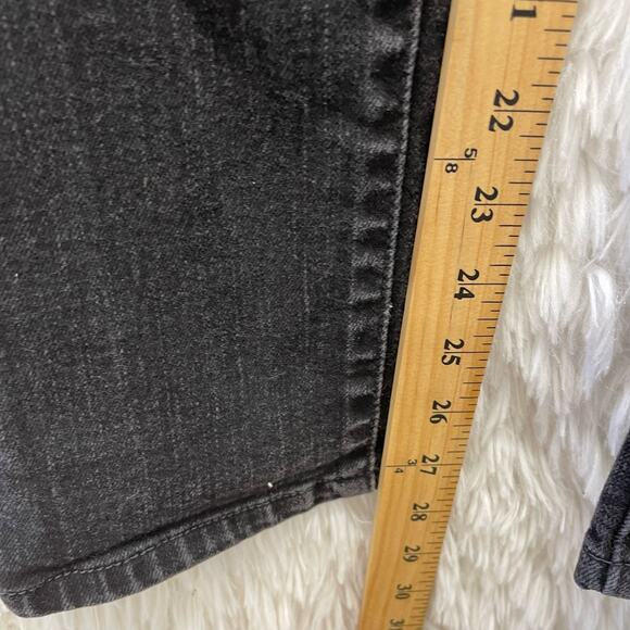 Levis Black Jeans Straight Leg Size 27 Black Tab - Picture 7 of 8